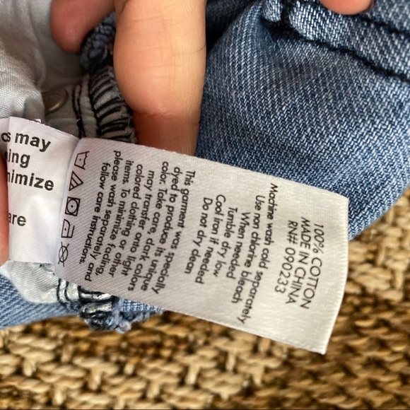 PacSun Plaid Frayed Denim Mini Skirt - Picture 4 of 8